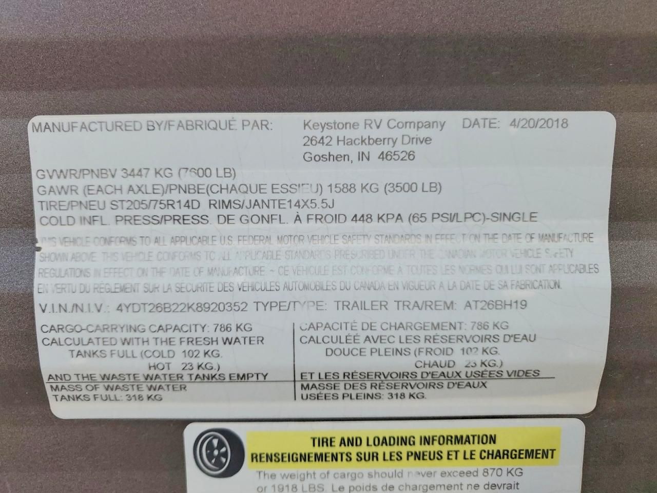 2019 Dutchmen Aspen Trai-rv