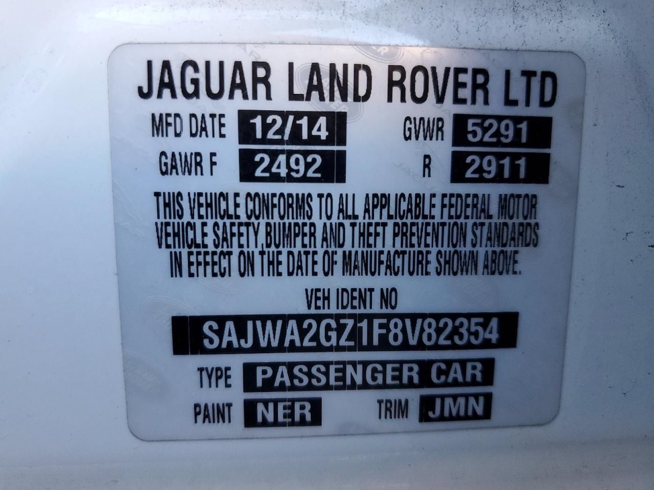 2015 Jaguar Xjl Portfolio