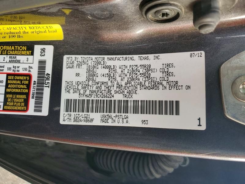 2012 Toyota Tundra Crewmax Limited