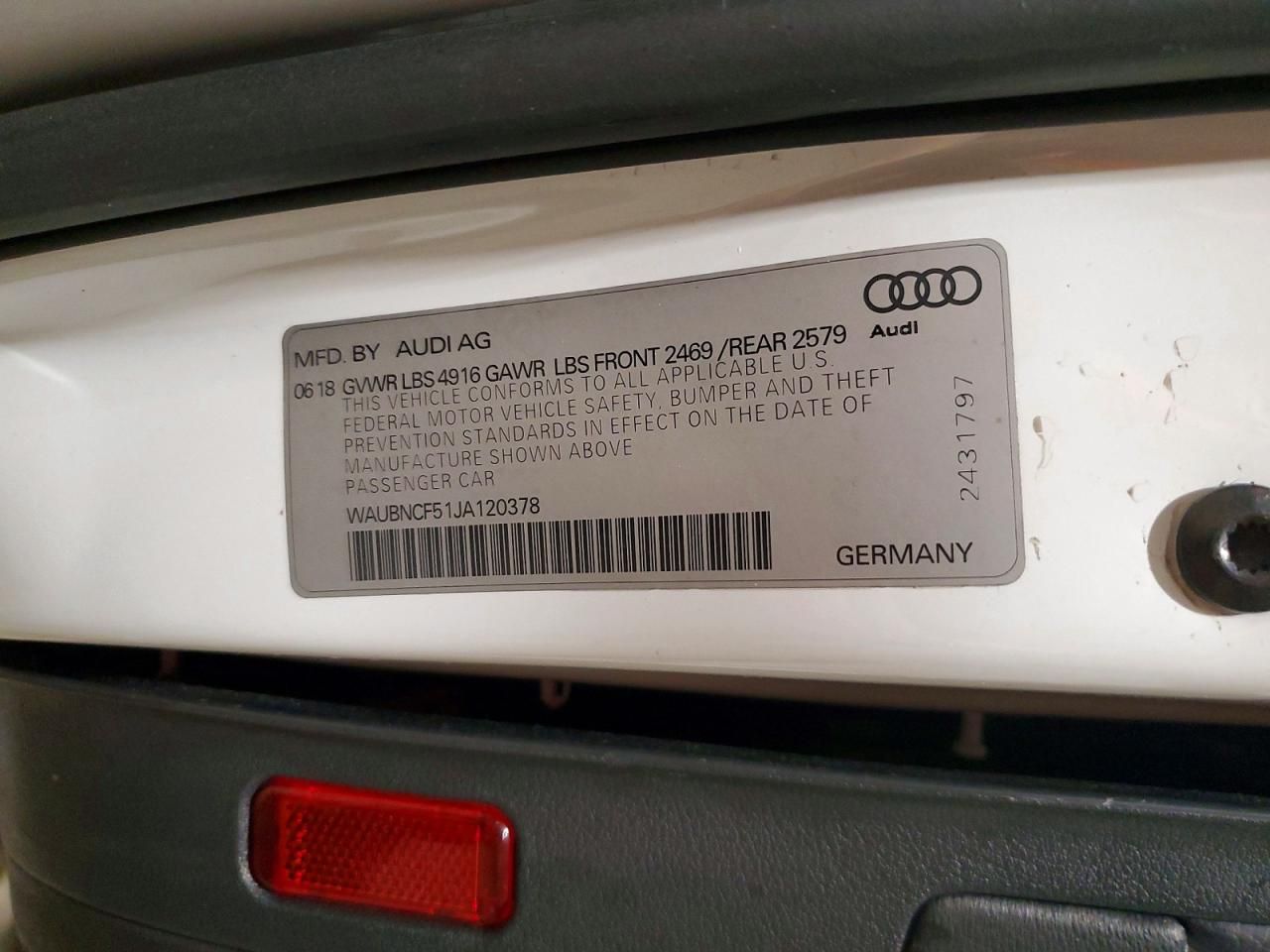 2018 Audi A5 Premium Plus