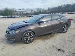 Nissan salvage cars for sale: 2016 Nissan Maxima 3.5s