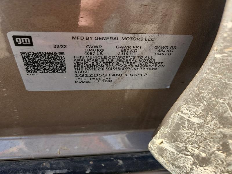 2022 Chevrolet Malibu lt