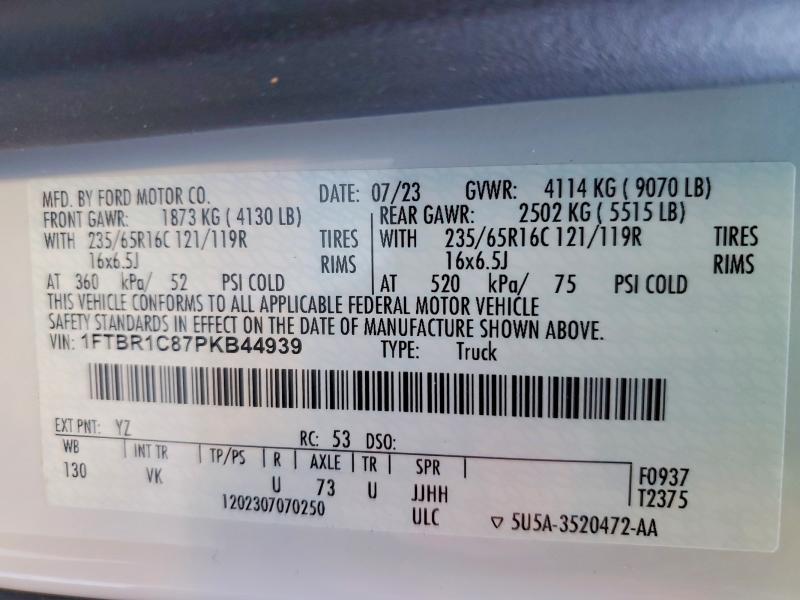 2023 Ford Transit 250 Delivery Van
