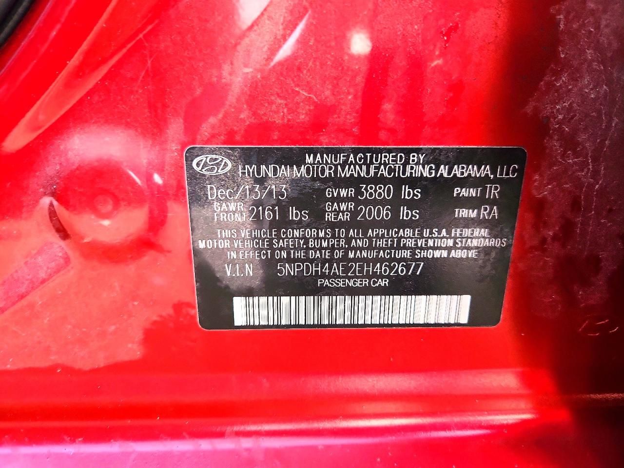 2014 Hyundai Elantra se