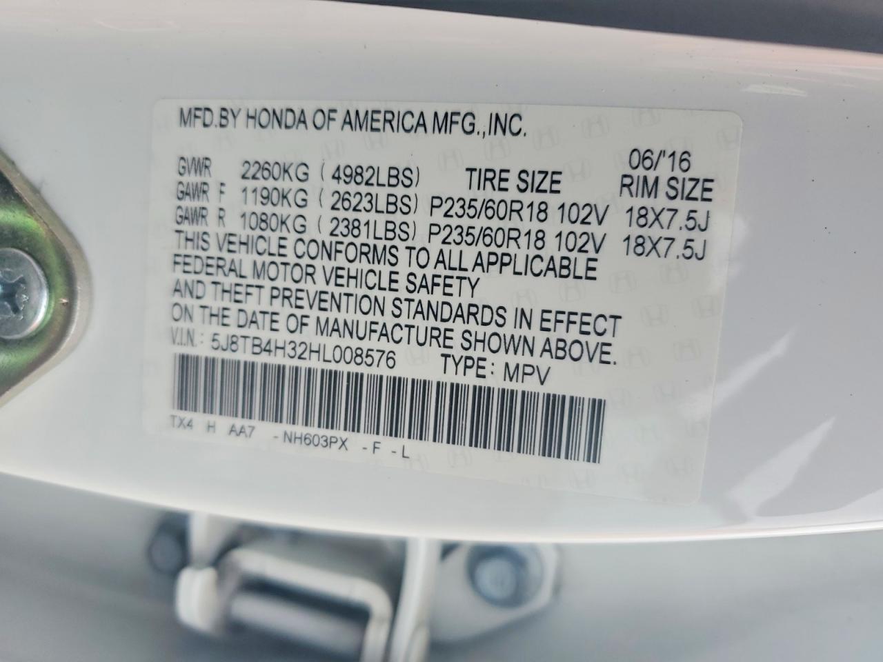 2017 Acura RDX