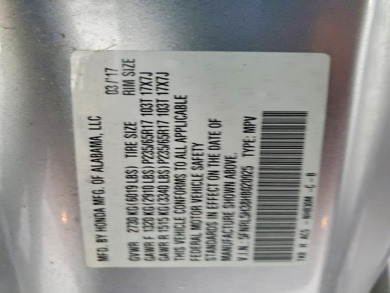 2017 Honda Odyssey se