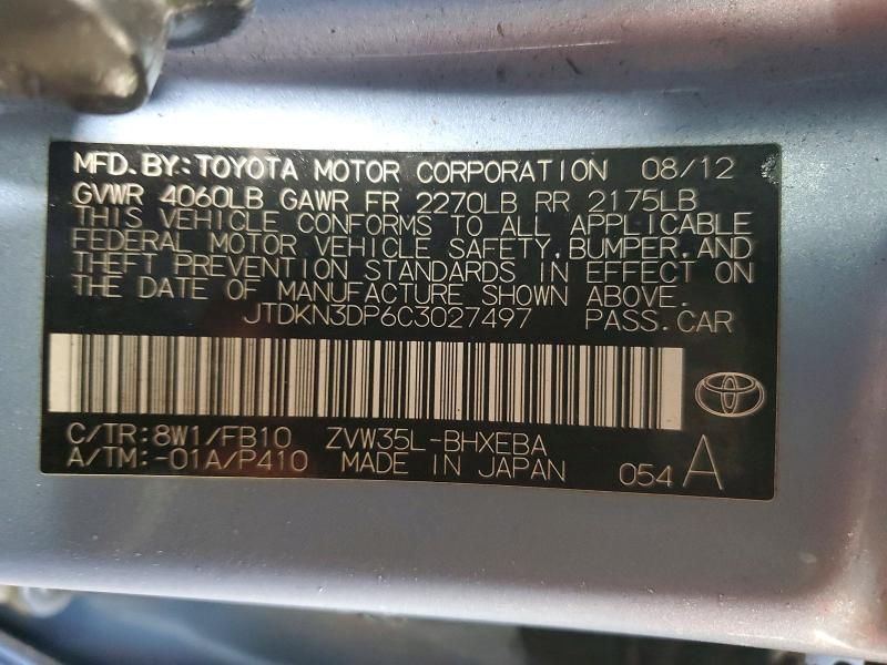 2012 Toyota Prius Plug-in