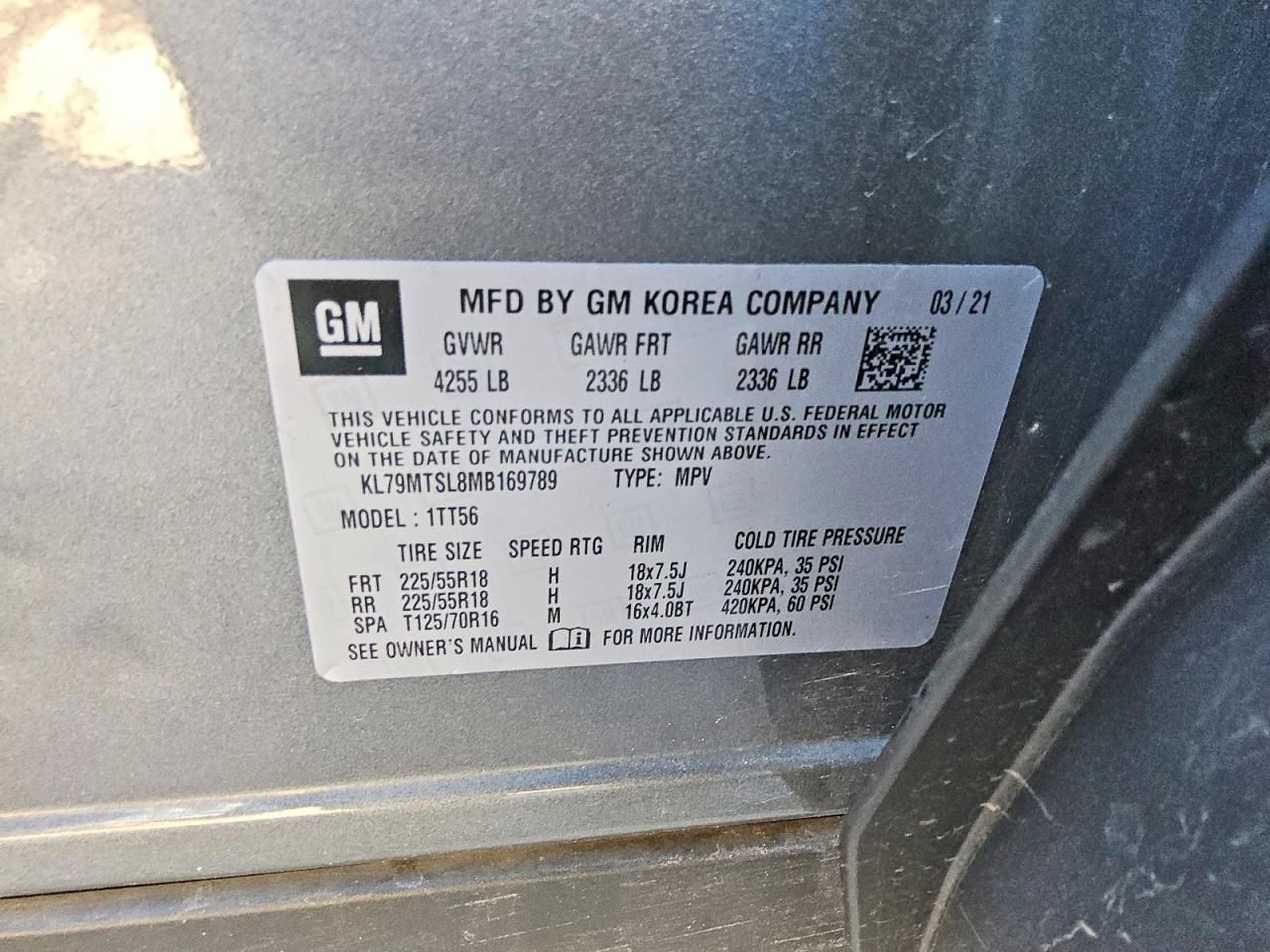 2021 Chevrolet Trailblazer rs