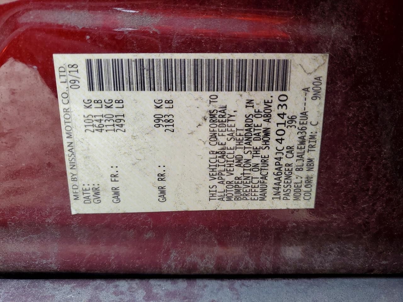 2018 Nissan Maxima 3.5s