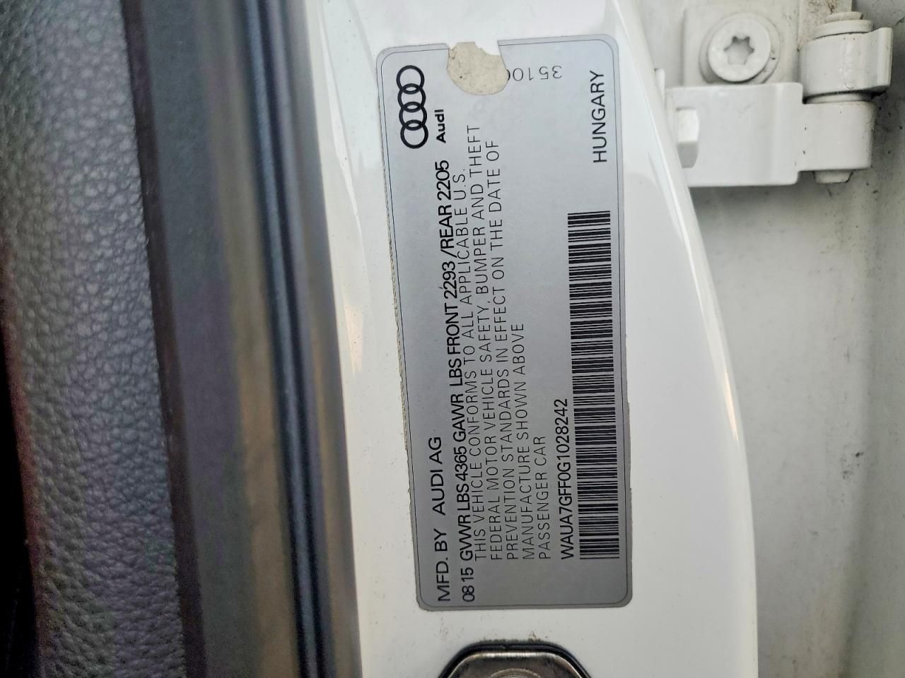 2016 Audi A3 Premium