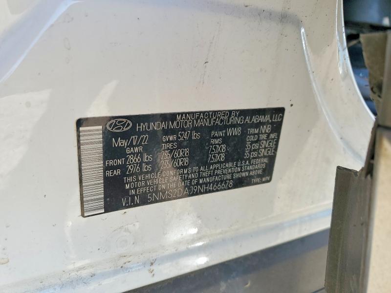 2022 Hyundai Santa fe sel