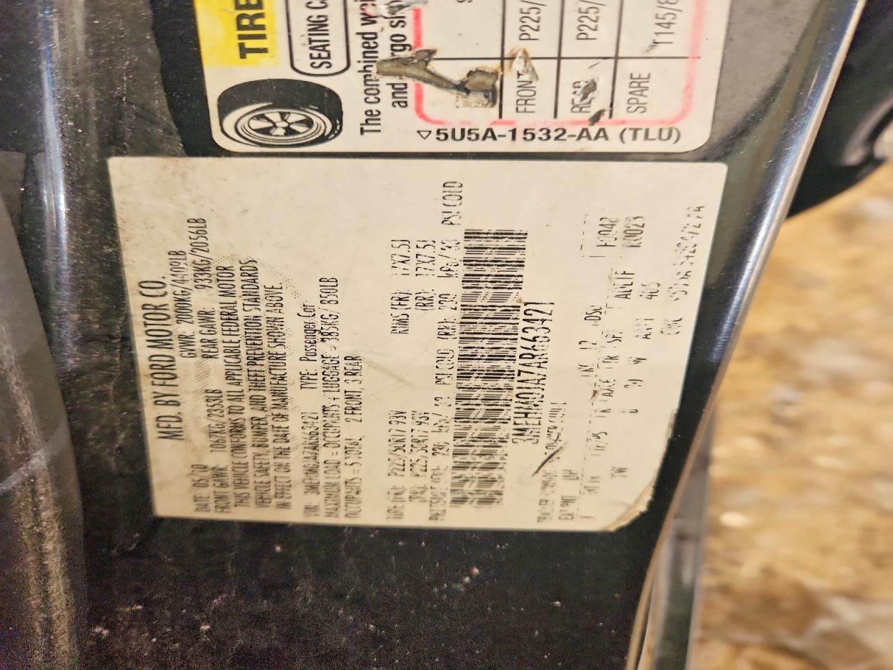 2010 Mercury Milan Premier