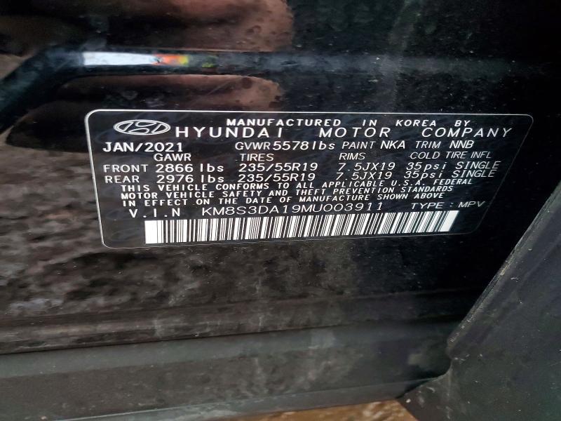 2021 Hyundai Santa fe sel Premium