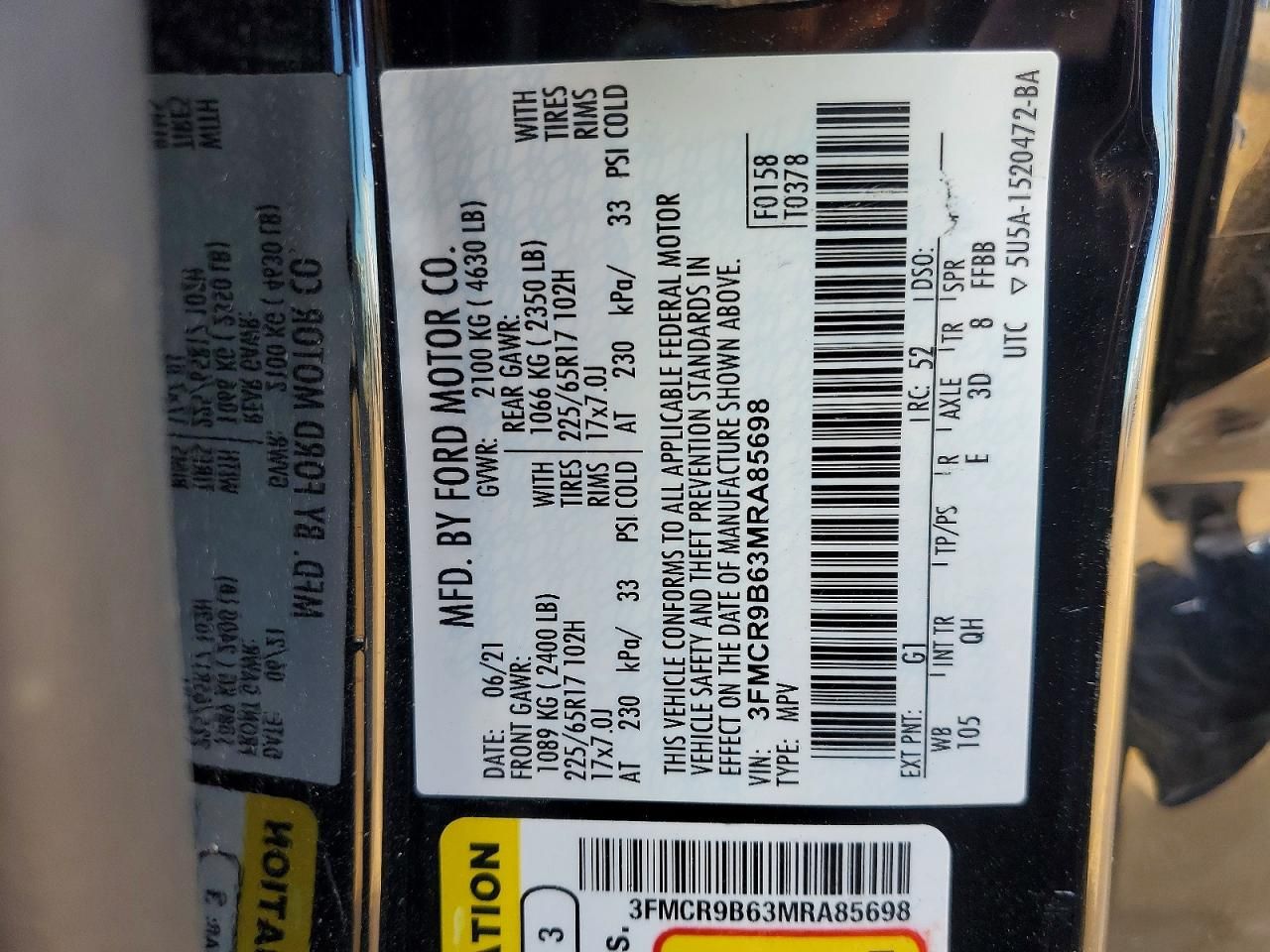 2021 Ford Bronco Sport big Bend