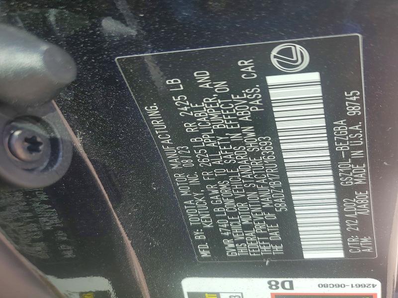 2024 Lexus Es 350 Base