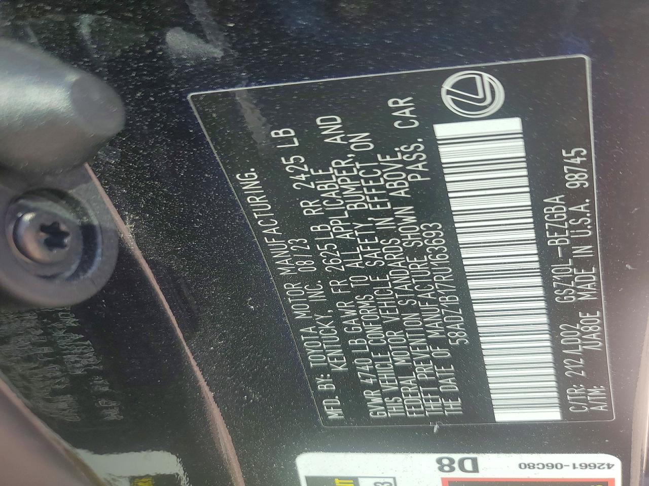 2024 Lexus Es 350 Base
