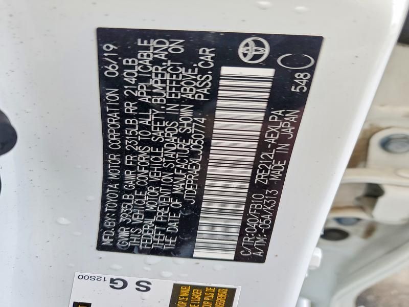 2020 Toyota Corolla le