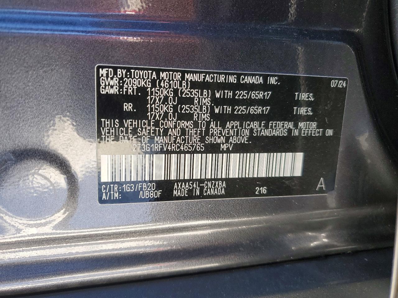 2024 Toyota Rav4 le