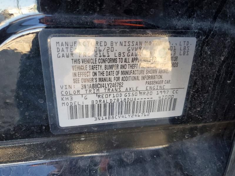 2020 Nissan Sentra sv