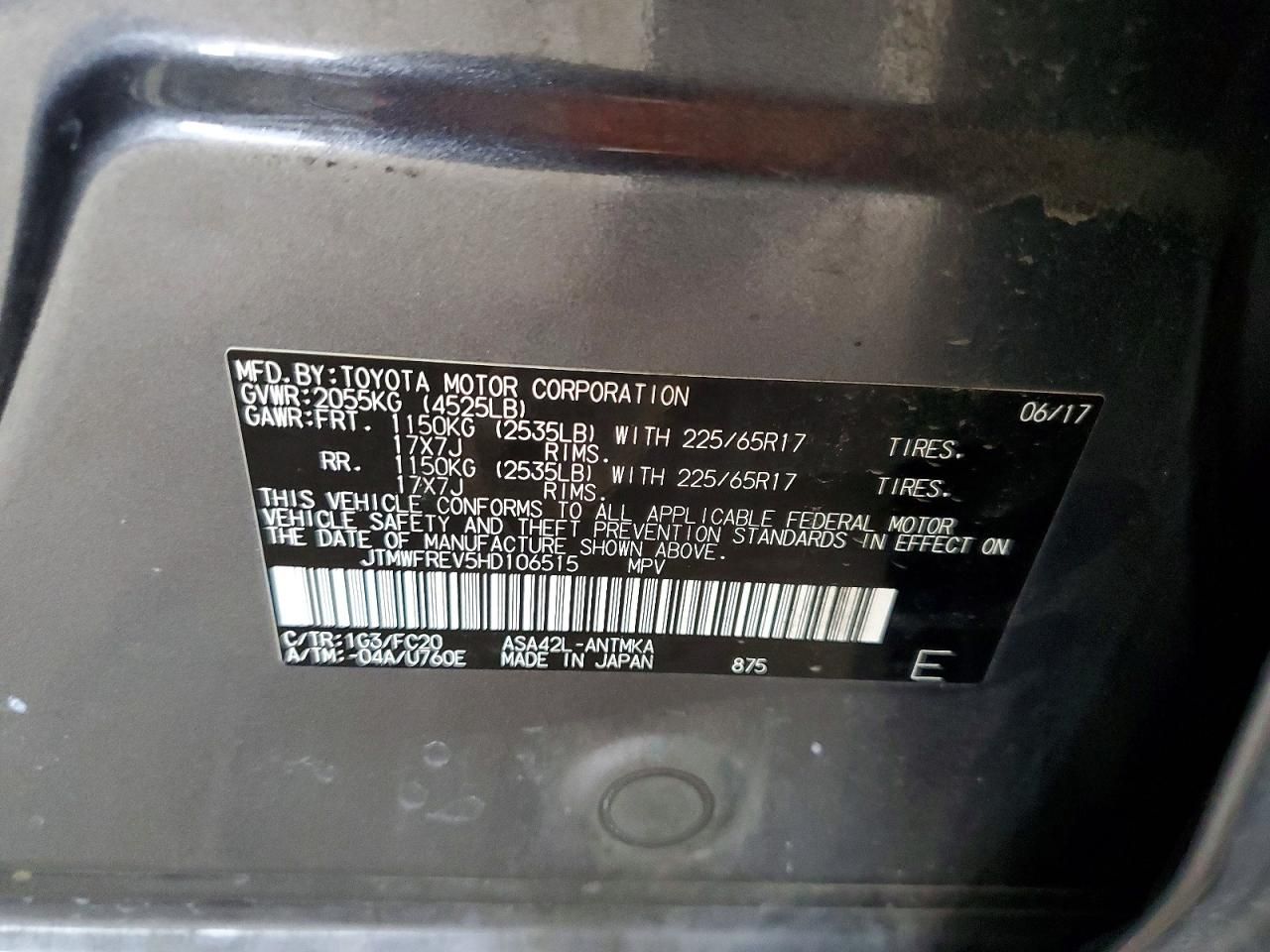 2017 Toyota Rav4 xle