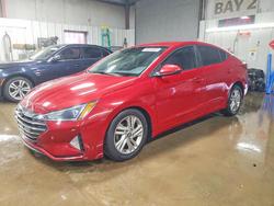 Salvage cars for sale from Copart Elgin, IL: 2019 Hyundai Elantra sel