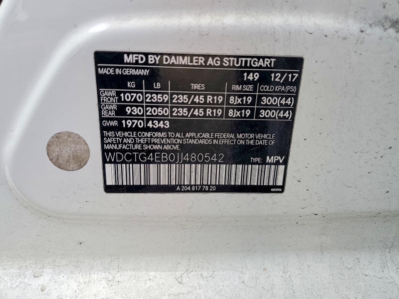 2018 Mercedes-Benz Gla 250