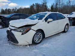 Toyota salvage cars for sale: 2022 Toyota Corolla le