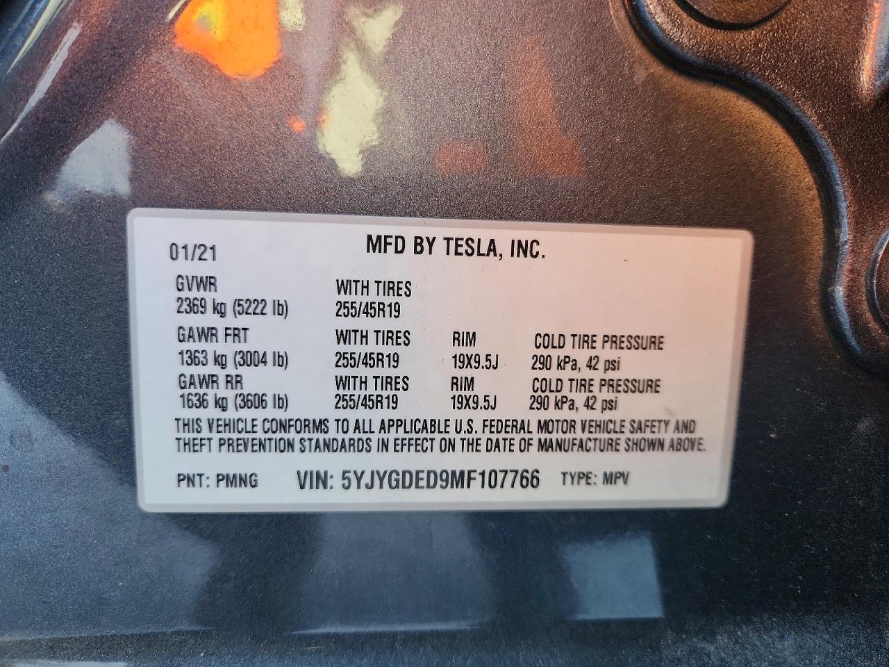 2021 Tesla Model y