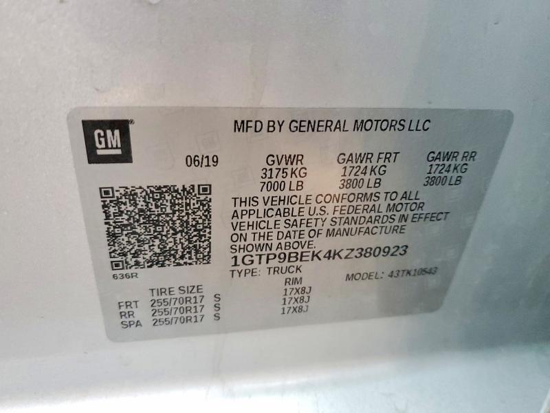 2019 GMC Sierra K1500 sle