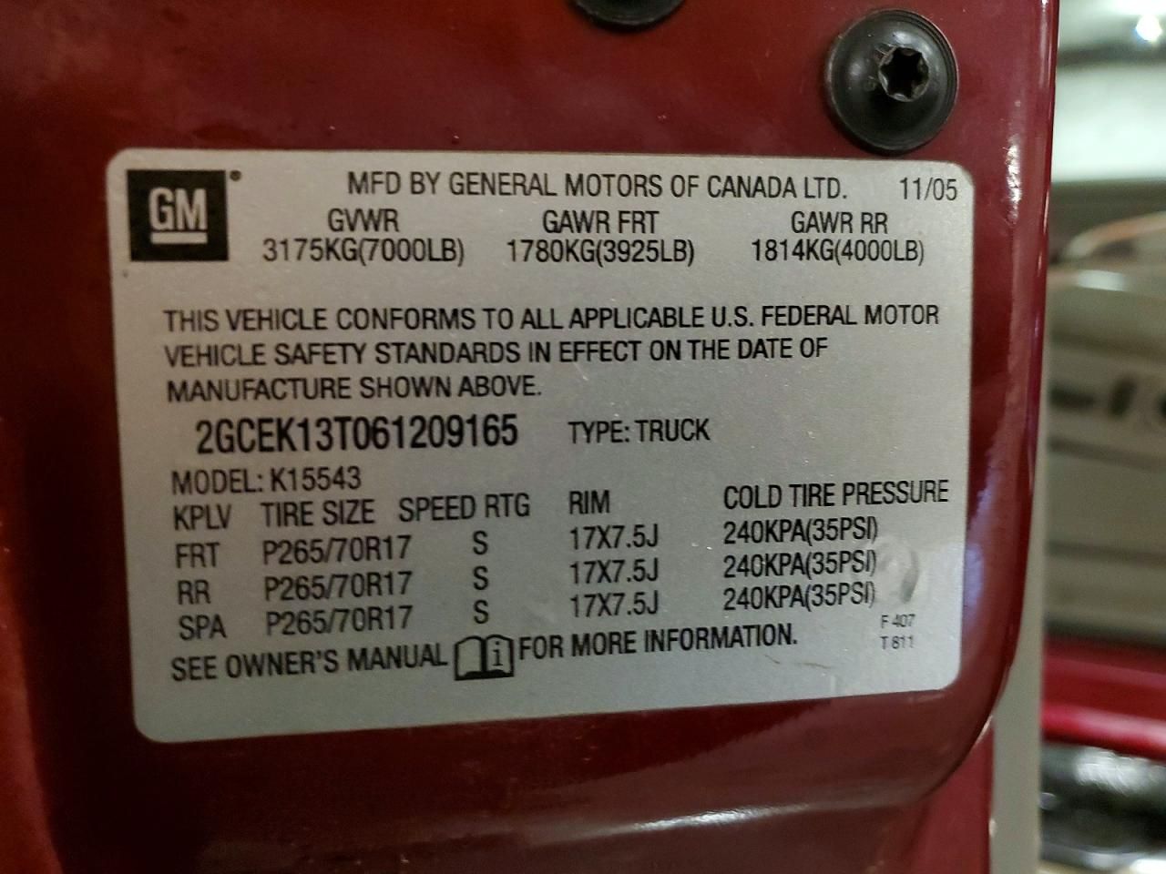 2006 Chevrolet Silverado K1500