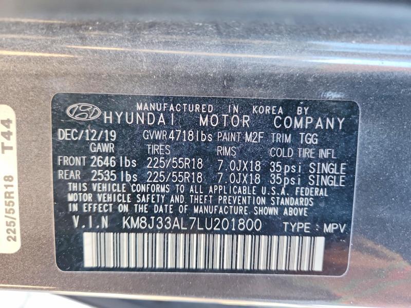 2020 Hyundai Tucson sel