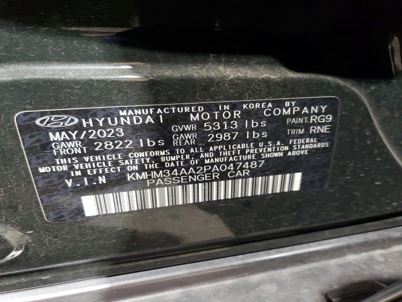 2023 Hyundai Ioniq 6 sel