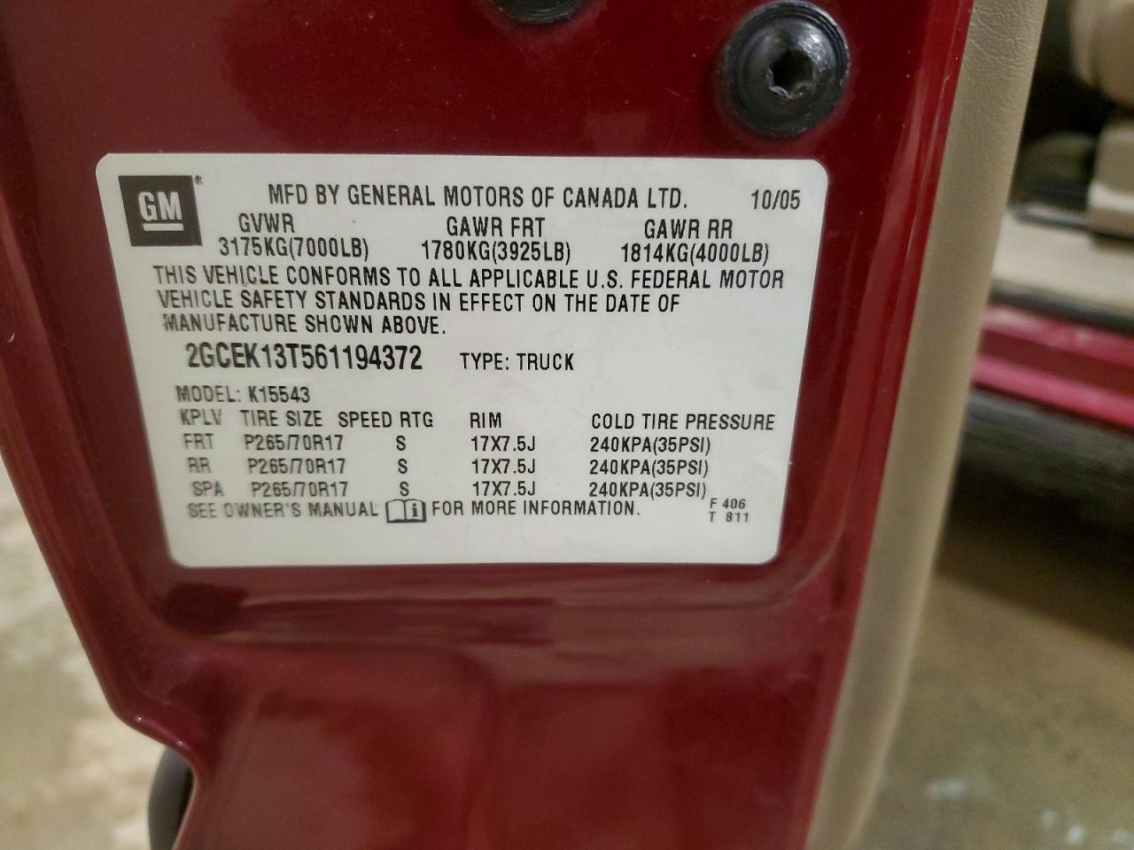 2006 Chevrolet Silverado K1500