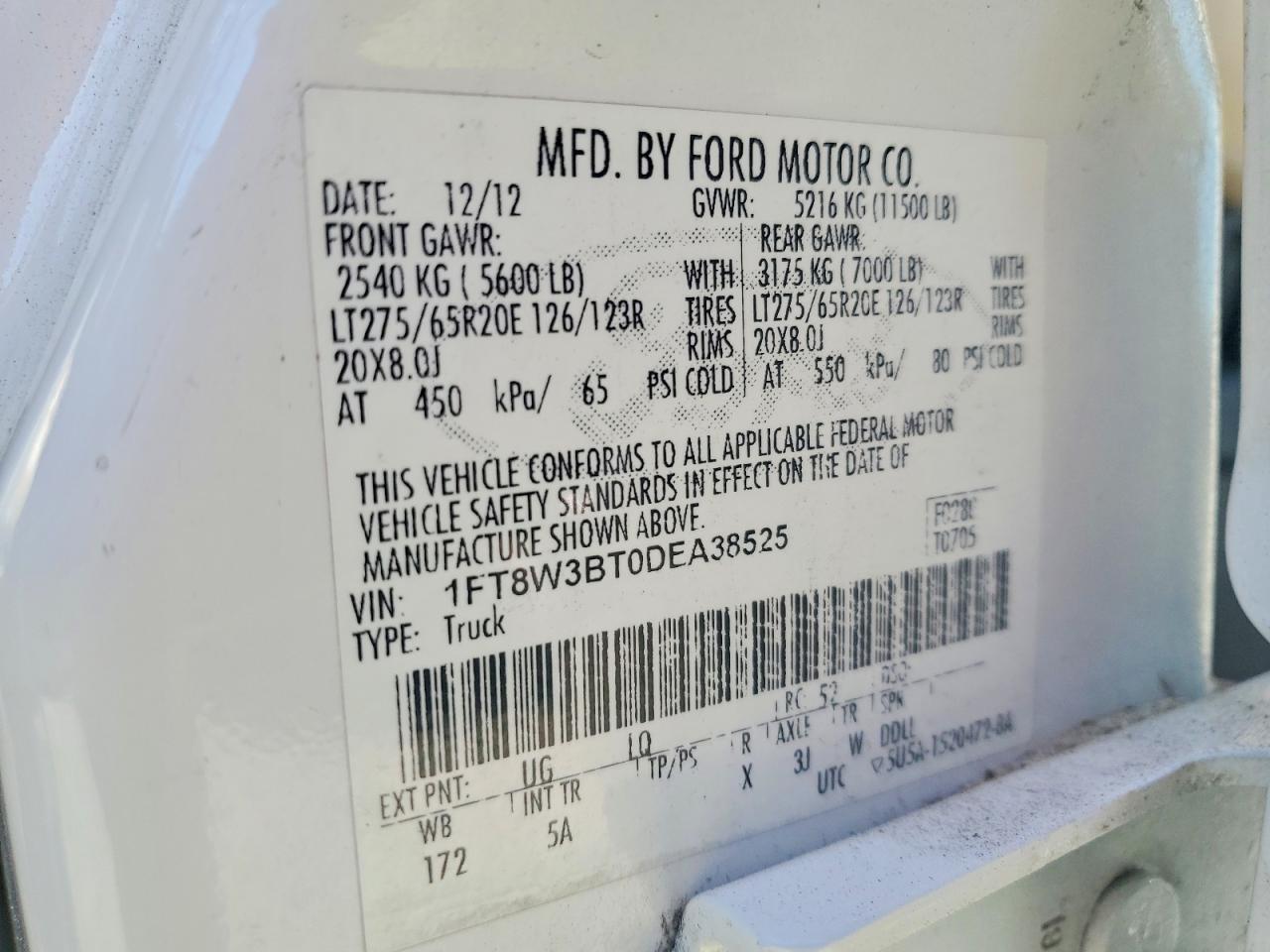 2013 Ford F350 Super Duty