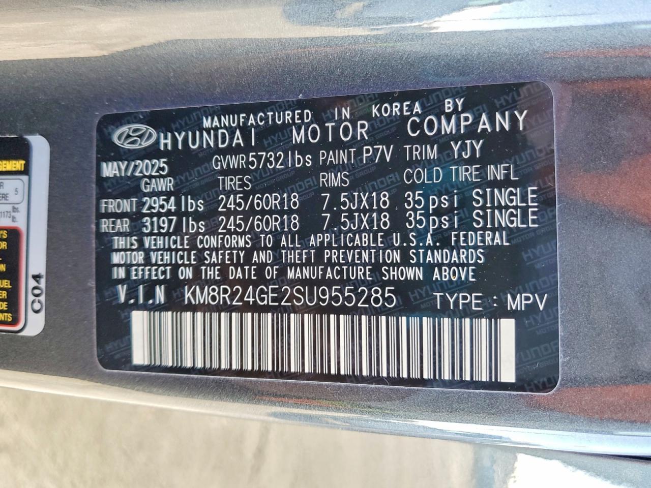 2025 Hyundai Palisade sel