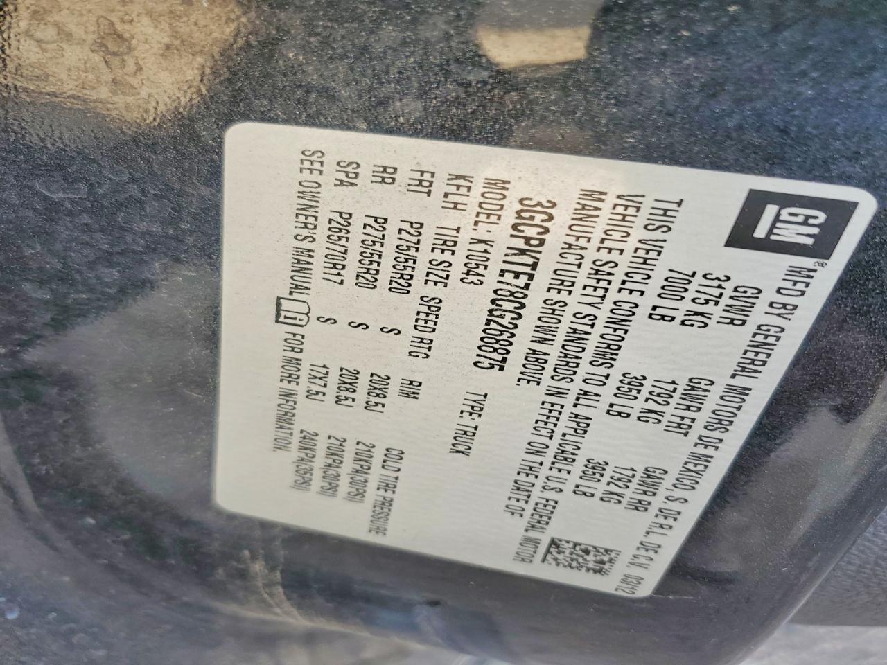 2012 Chevrolet Silverado K1500 LTZ