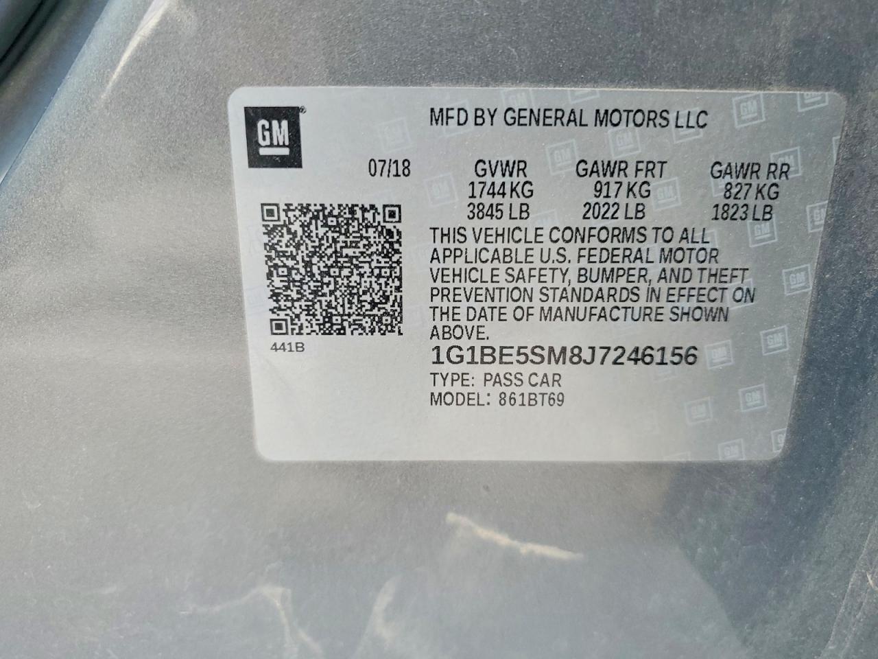 2018 Chevrolet Cruze lt