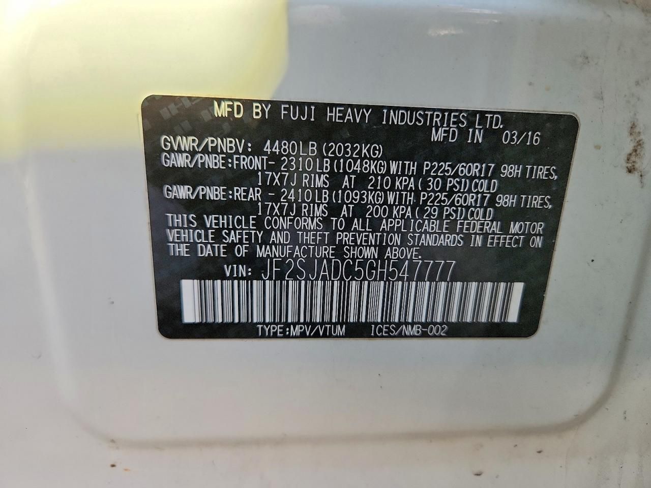 2016 Subaru Forester 2.5i Premium