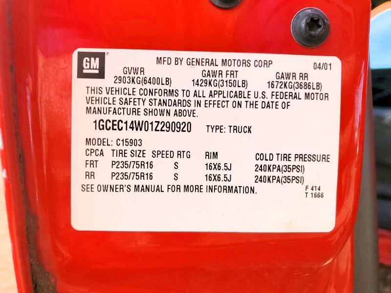 2001 Chevrolet Silverado C1500