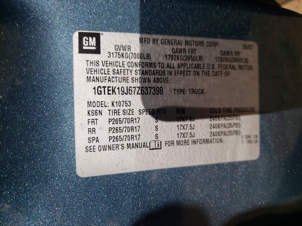 2007 GMC New Sierra K1500