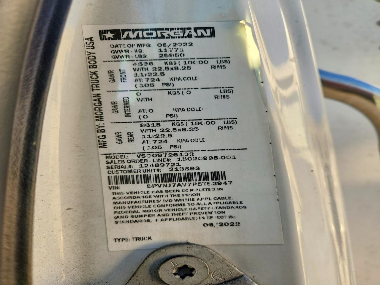 2023 Hino L6 BOX Truck