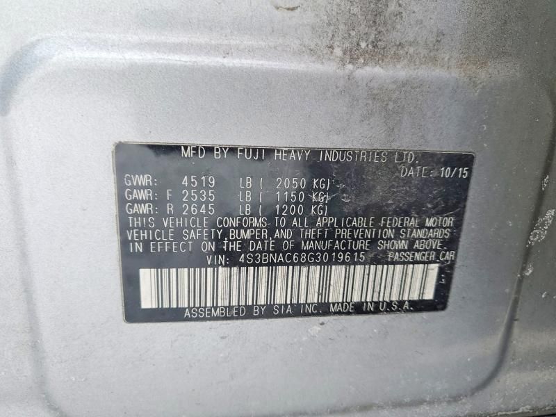 2016 Subaru Legacy 2.5i Premium