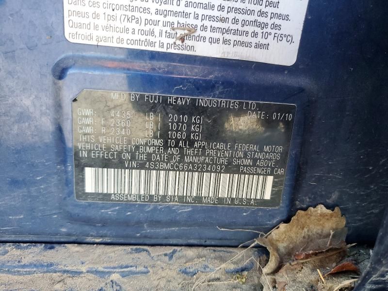 2010 Subaru Legacy 2.5i Premium