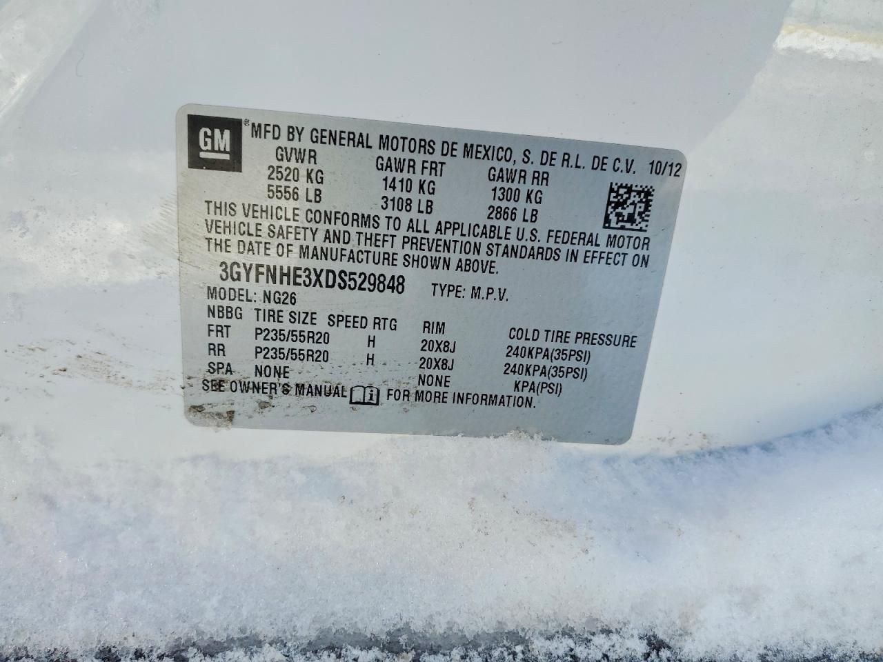 2013 Cadillac Srx Performance Collection