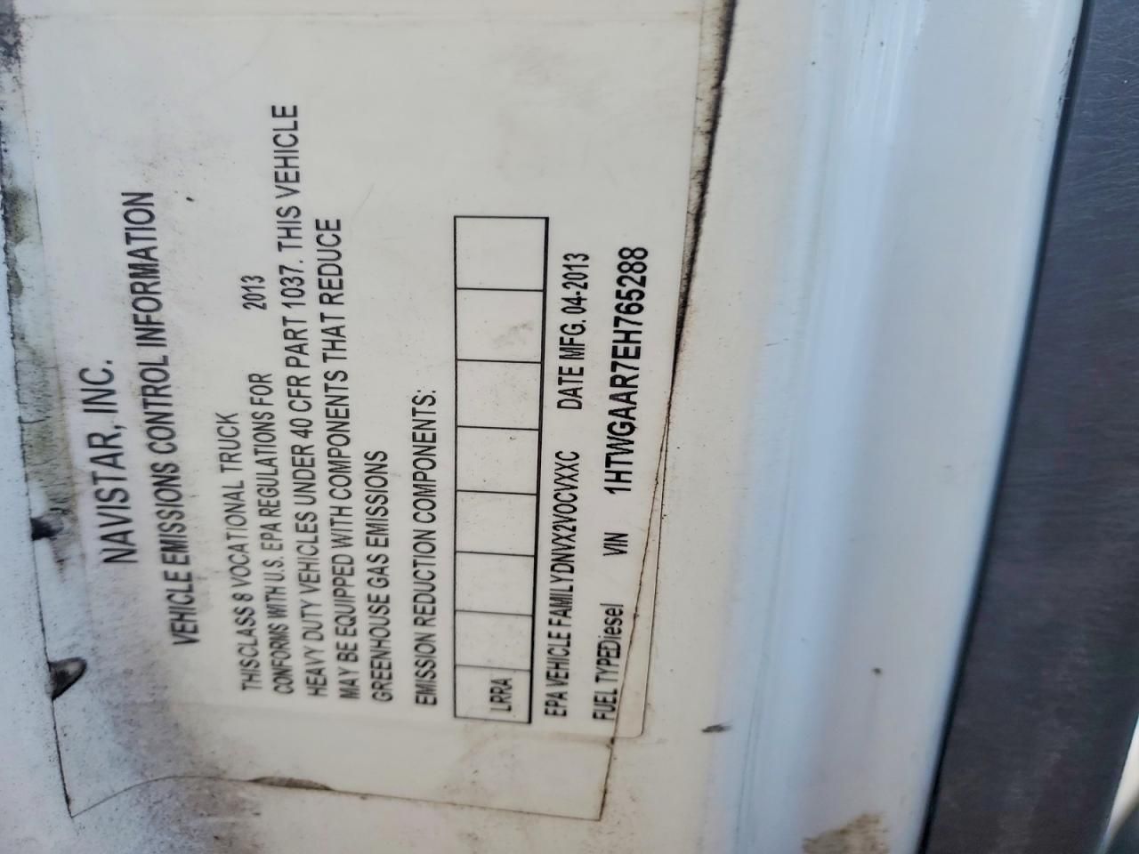 2014 International 7000 7400