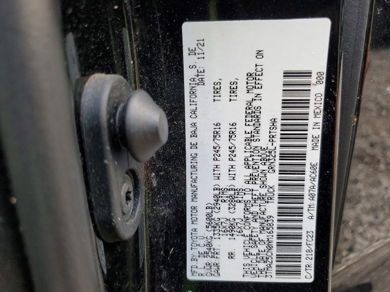 2022 Toyota Tacoma Double cab