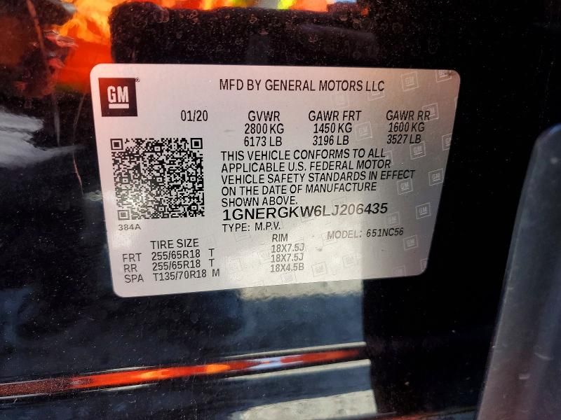 2020 Chevrolet Traverse lt