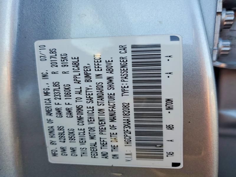 2010 Honda Accord lx