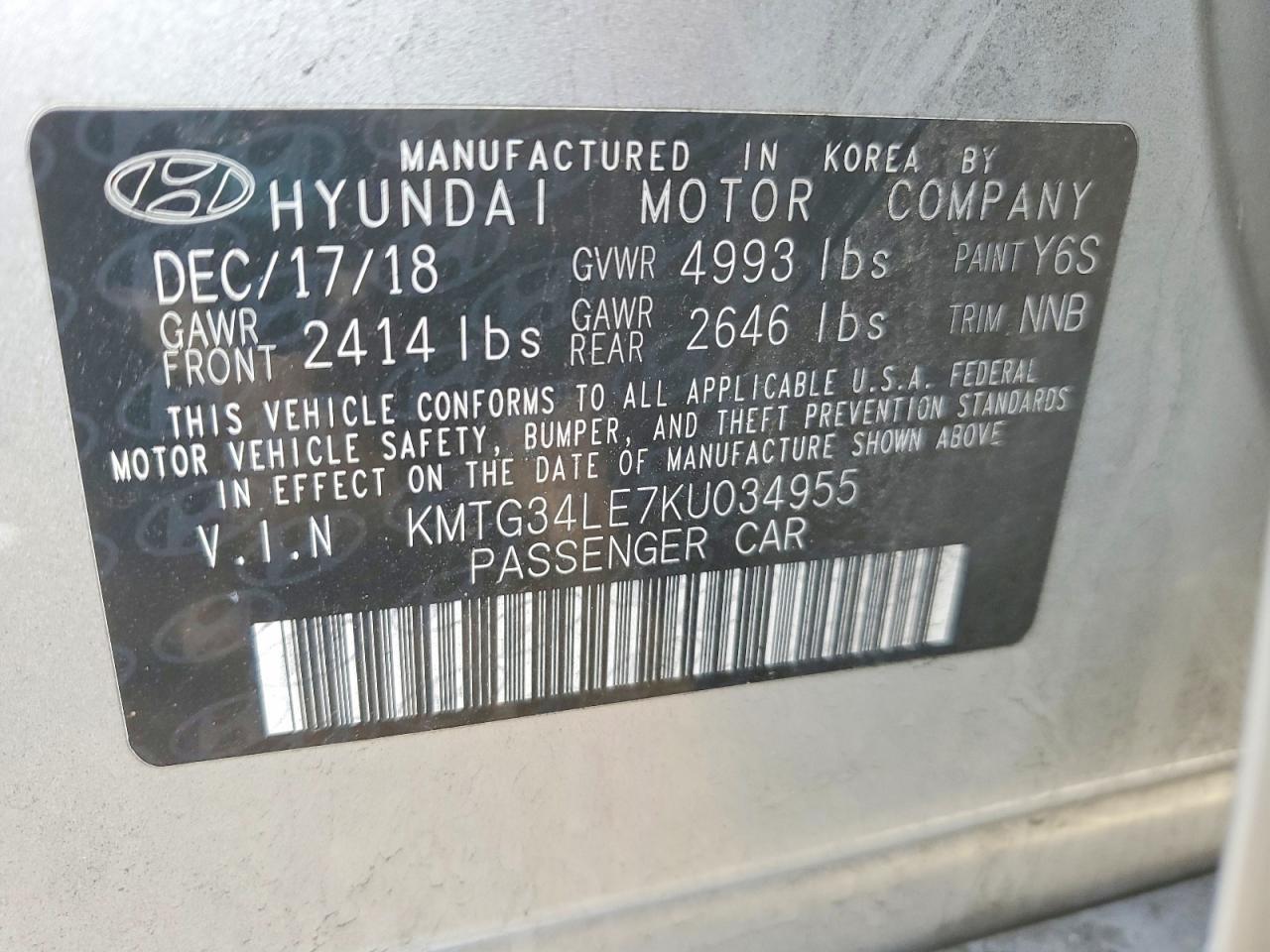 2019 Genesis G70 Prestige