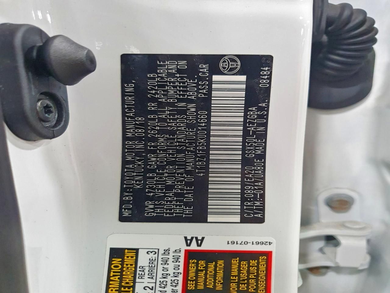 2019 Toyota Avalon xle